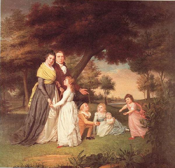James Peale The Artist and His Family Norge oil painting art